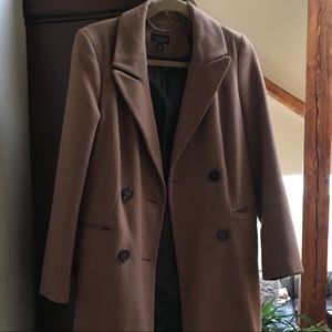 Topshop Camel Coat